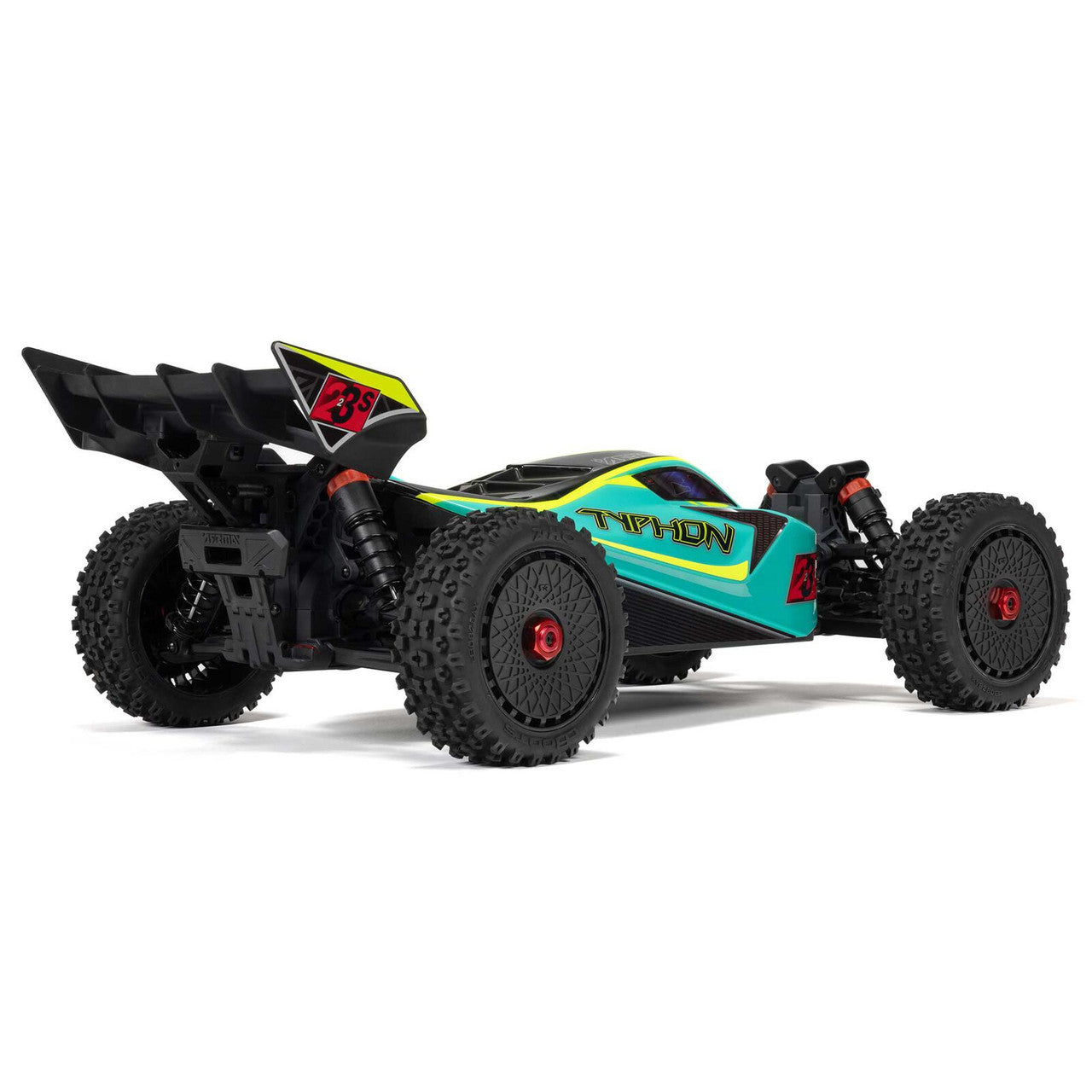ARRMA ARA4306V4T1 1/8 TYPHON 223S DSC 4X4 RTR Brushless Buggy, Green